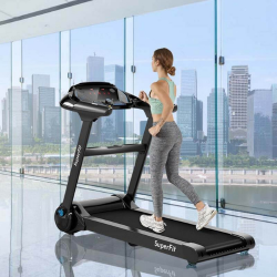 GET Exclusive Discounts Offers HP Folding Treadmill Running Cardio Training Machine with LED Touch Display