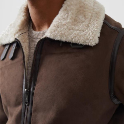 Save More Discounts Offers are Blooming on Flight Faux Shearling Jacket