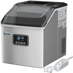 GET Discounts on Flash Sale is Live Now Stainless Steel Countertop Ice Maker Machine with Self-Clean Function