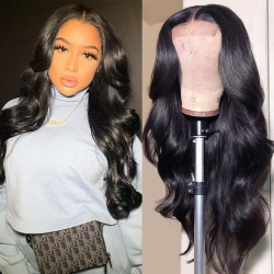 Grab Now Sale is Live Now 109.9 22inch 4X4 Transparent Lace Closure Wigs Body Wave Wig Pre Plucke With Baby Hair