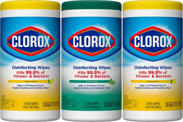 3-Pack 75-Count Clorox Disinfecting Wipes 8.55 w/ S&S and More + Free Shipping w/ Prime or on $25+