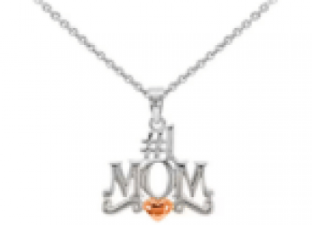 HURRY UP Clearance Sale Is live Wind & Fire 1 Mom Pendant in Sterling Silver and 18K Rose Goldac