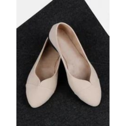 Get Discounts on Hot Deals Renkli Butik Flat Shoes Cream-Beige