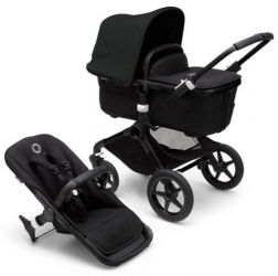 Save More on Great Deals Bugaboo Fox3 Complete Stroller Black Base - BlackMidnight Black/Midnight Black