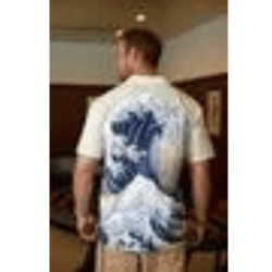 Save More on Hot Deals Hardaddy Japanese Ukiyoe Wave Aloha Shirt