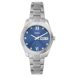 HURRY UP Best of Bargaixs Sale is Live Now Discounts on Womens Scarlette Blue Dial Stainless Steel Analog Watch - ES5197I