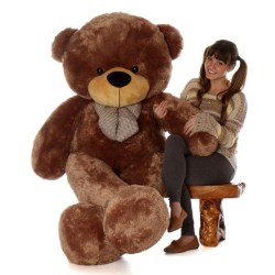 Grab Now Discounts on Great Deals Sunny Cuddles Soft and Huggable Jumbo Mocha Brown Teddy Bear 72in