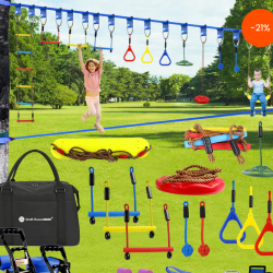 Subscribe and Get Extra Discounts on  Ninja Warrior Hanging Obstacle Course For Kids
