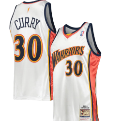 Save More on Hot Deals Mens Mitchell & Ness Stephen Curry White Golden State Warriors 2009-10 Hardwood Classics Authentic Player Jersey