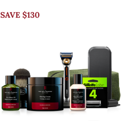 Grab Now Holiday Sale is Live Now THE MASTER BARBER HEATED DELUXE KIT SANDALWOOD