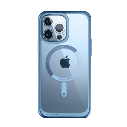 Hurry up Clearance Sale is Live Now iPhone 13 Pro Max 6.7 inch Unicorn Beetle MAG Slim Clear MagSafe Case(Open-Box)-Blue
