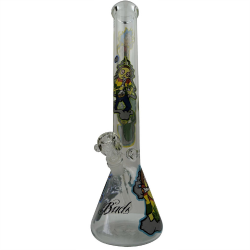 Hurry Up Sale is Live Now AMG Glass Massive 18 inch Beaker Base Cartoon Decal Bong