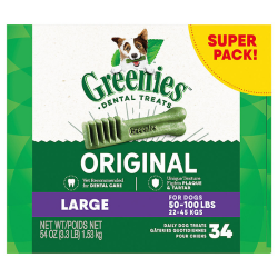 Get Discounts on Hot Deals Greenies Adult Large Dog Dental Treats - Natural, Oral Health, Original
